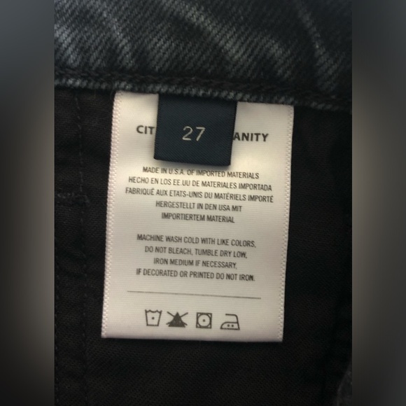 Citizens of Humanity Emerson in Whisper Gray Relaxed Sim Boyfriend Jeans Size 27 - Picture 7 of 15